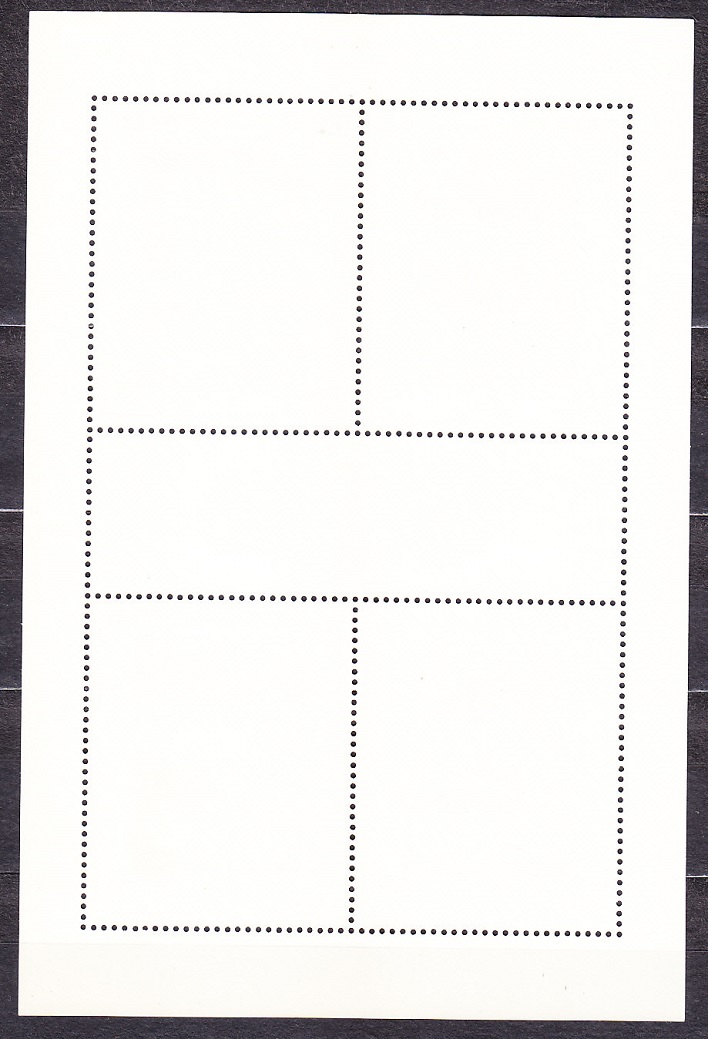 ČSSR 1982, Pofis PL 2542, ** čistý tlačový list.  MAĽBY, VÝSTAVA ZNÁMOK PHILEXFRANCE.