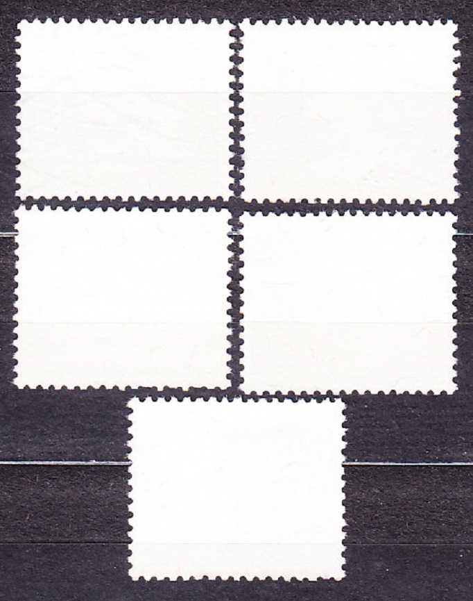 ŠVAJČIARSKO 1955, Michel 613-617, razená séria. PRO PATRIA - KRAJINY.