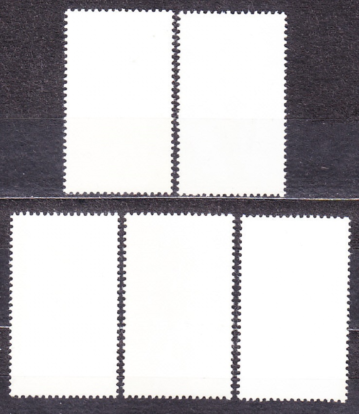 NDR 1976, Michel 2135-2139, razené. ORCHIDEY.