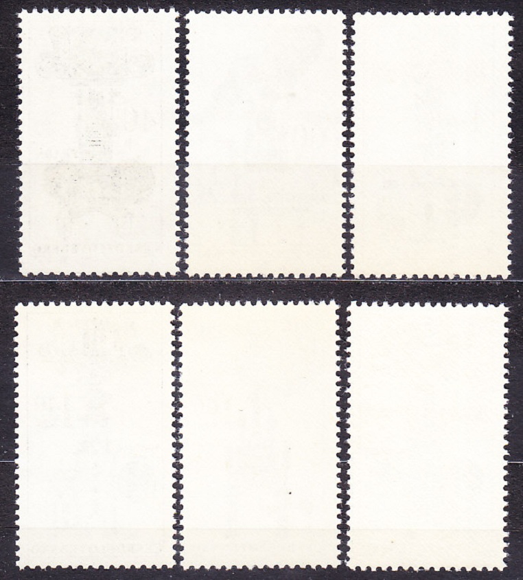 ČSSR 1970, Pofis 1840-1845, ** čistá séria. HISTORICKÉ VEŽE A BRÁNY.