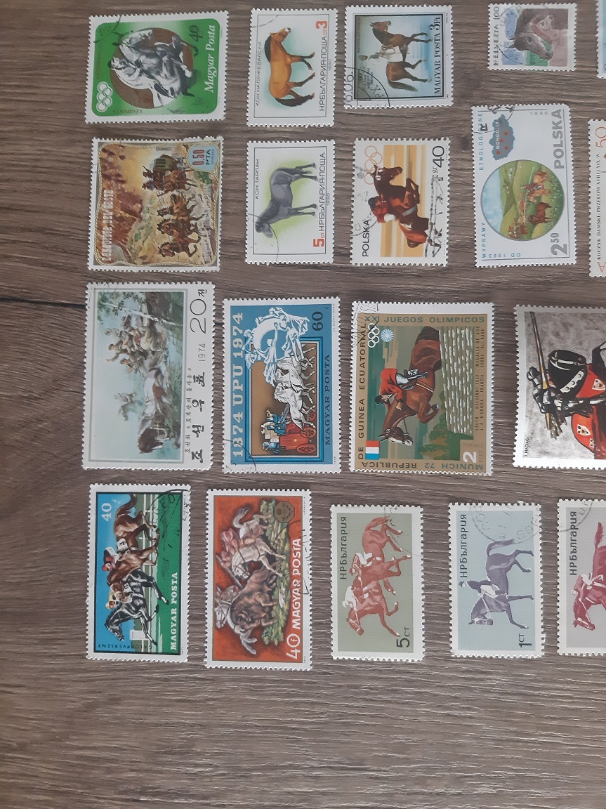 KONE, razené známky, každá iná. 100 KS.