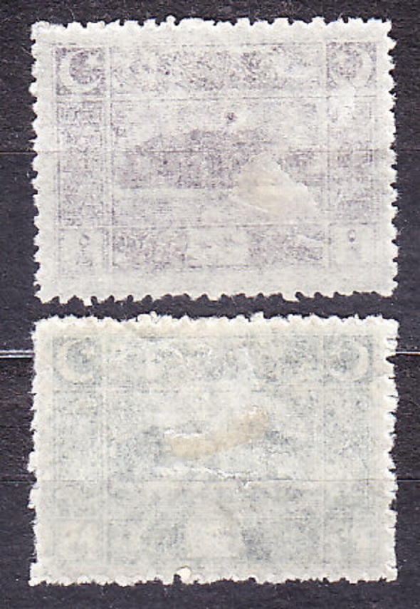 TURECKO 1922, Michel 787-788, * čisté. BUDOVA PARLAMENTU.