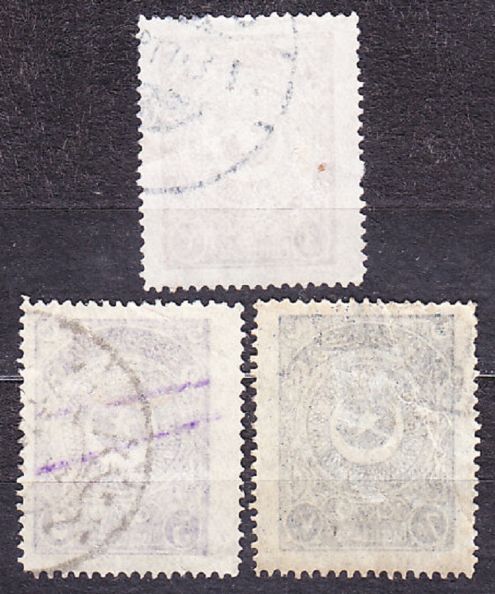 TURECKO 1924, Michel 812, 815-816, razené. ERBY.