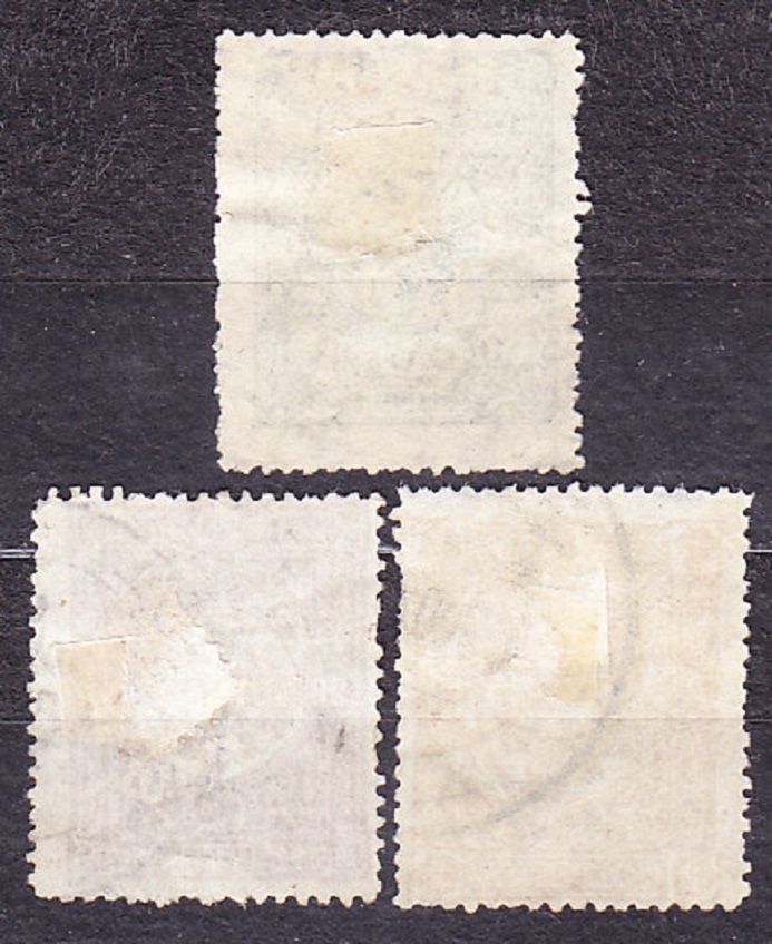 TURECKO 1892, Michel 69-70, 72, razené. ERBY.
