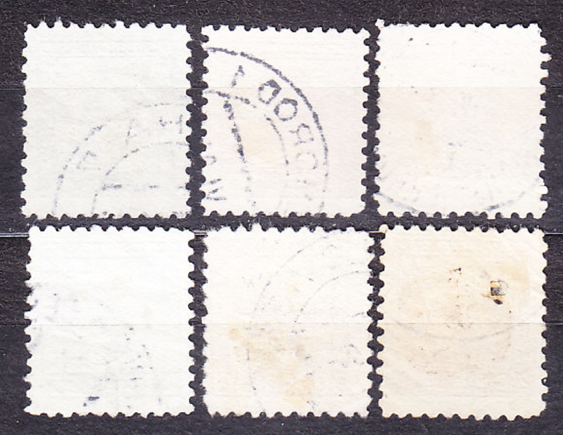 ČSR 1929, Pofis 248-253, razená séria. ŠTÁTNY ZNAK.