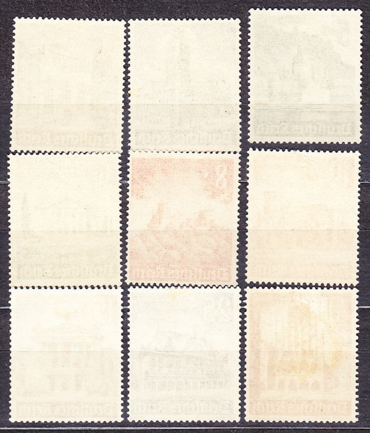 DEUTSCHES REICH 1940, Michel 751-759, * čistá séria. HISTORICKÉ BUDOVY.