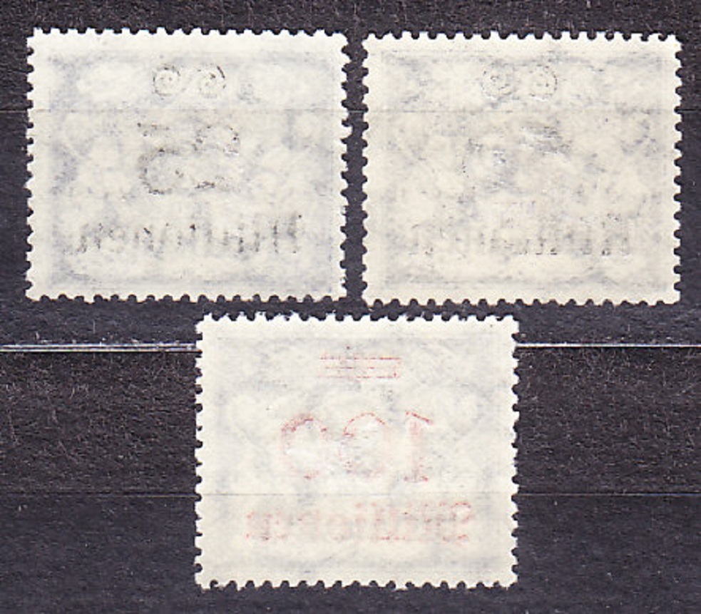 DANZIG 1923, Michel 171, 173-174, * čisté. ERBY - PRETLAČE.