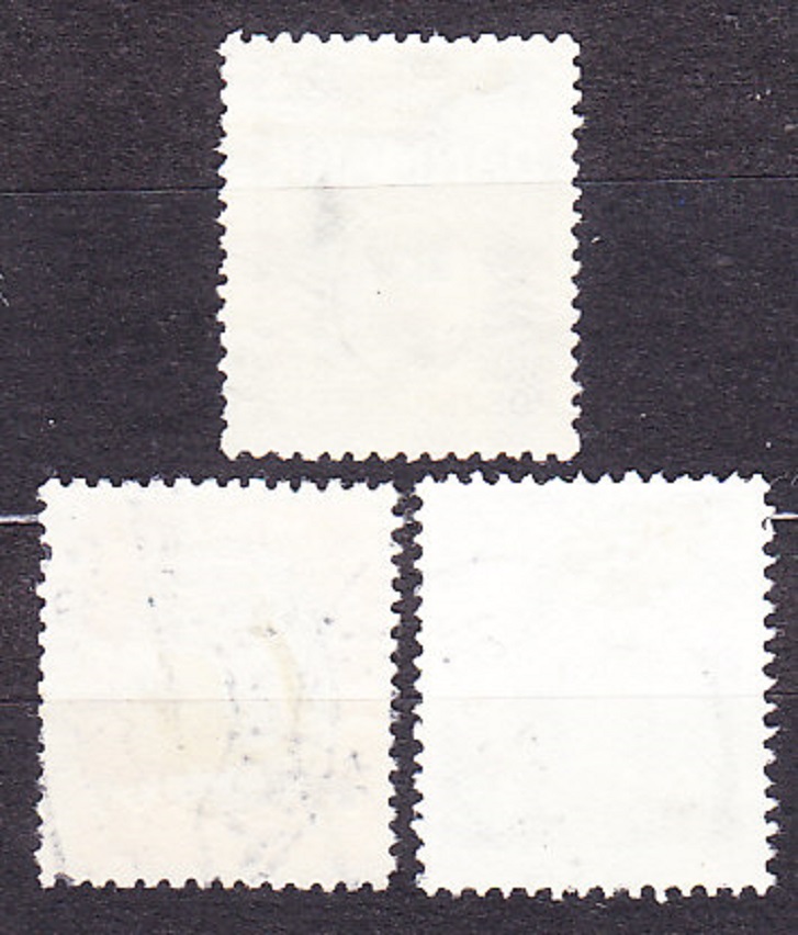 DÁNSKO 1926, Michel 156-158, razená séria. ČÍSLICE, KRÁĽ CHRISTIAN X. - PRETLAČE.