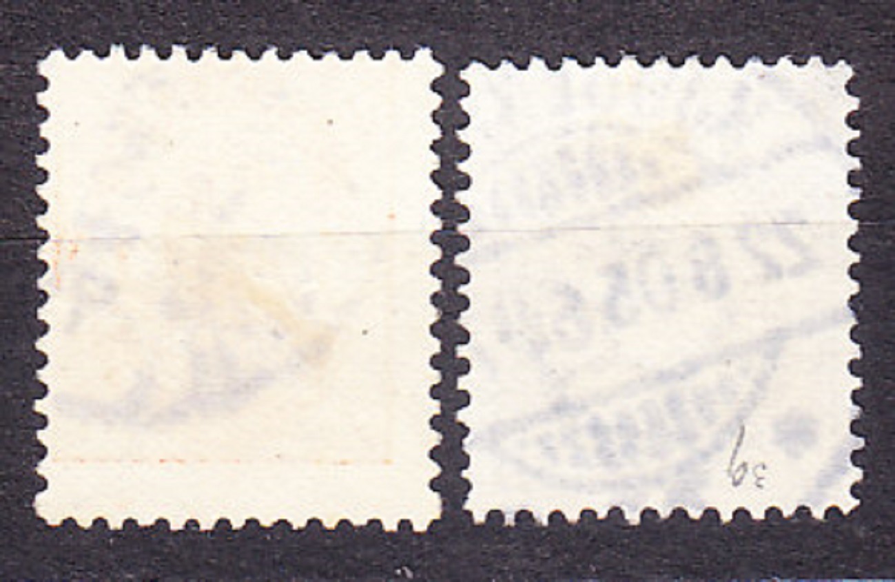 DÁNSKO 1901, Michel 37-38, razené. ERBY.
