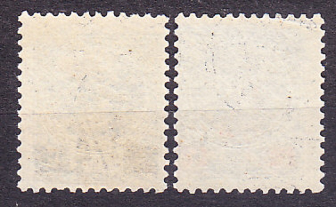 ARGENTÍNA 1890, Michel 75 a+b, ** čistá séria. PRETLAČE.