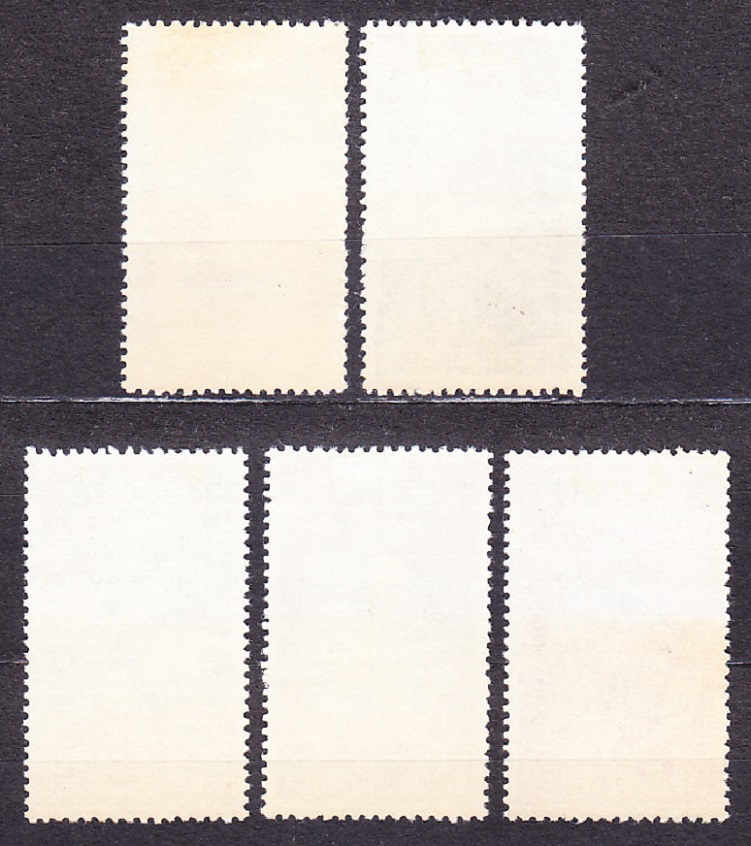 INDONÉZIA 1965, Michel 460-464, * čistá séria. VTÁCTVO.