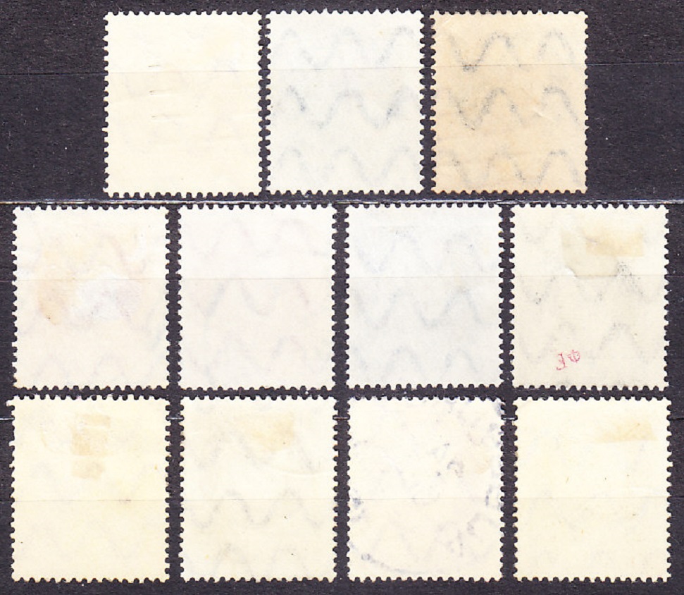 BAYERN 1916, Michel 94, 97-102, 112-115, razené. KRÁĽ LUDWIG III.