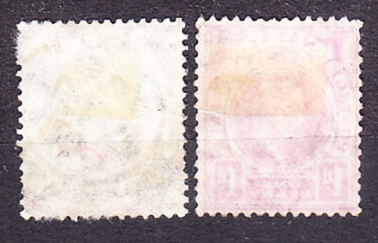 NATAL 1904, Michel 77-78, razené. KOLÓNIE. KRÁĽ EDWARD VII.
