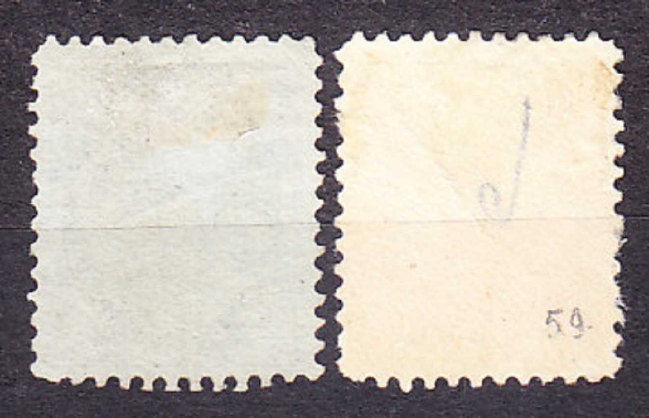 KANADA 1897, Michel 58-59, razené. KRÁĽOVNÁ VICTORIA.