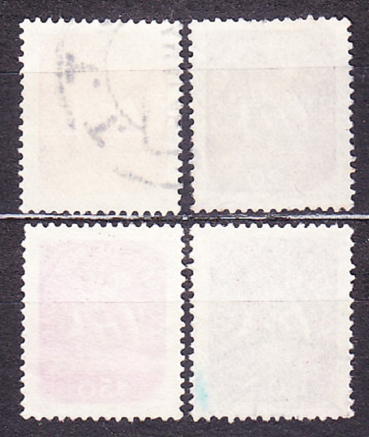 PORTUGALSKO 1943, Michel 647, 649, 652-653, razené. LODE - KARAVELY.