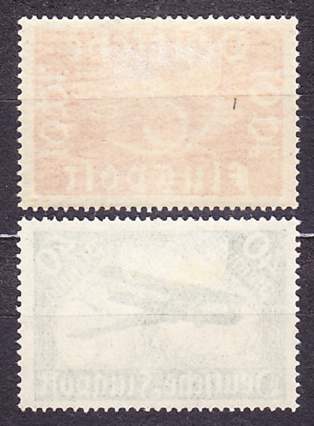 DEUTSCHES REICH 1919, Michel 111-112, * čistá séria. LETECKÉ.
