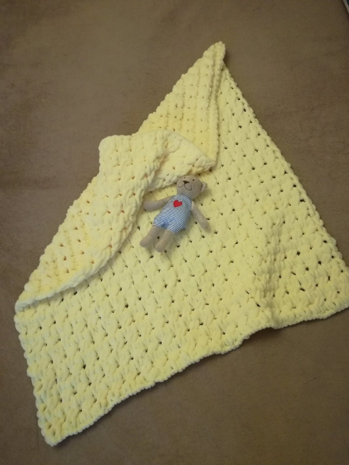 DEKA 90 cm x 90 cm - ŽLTÁ.