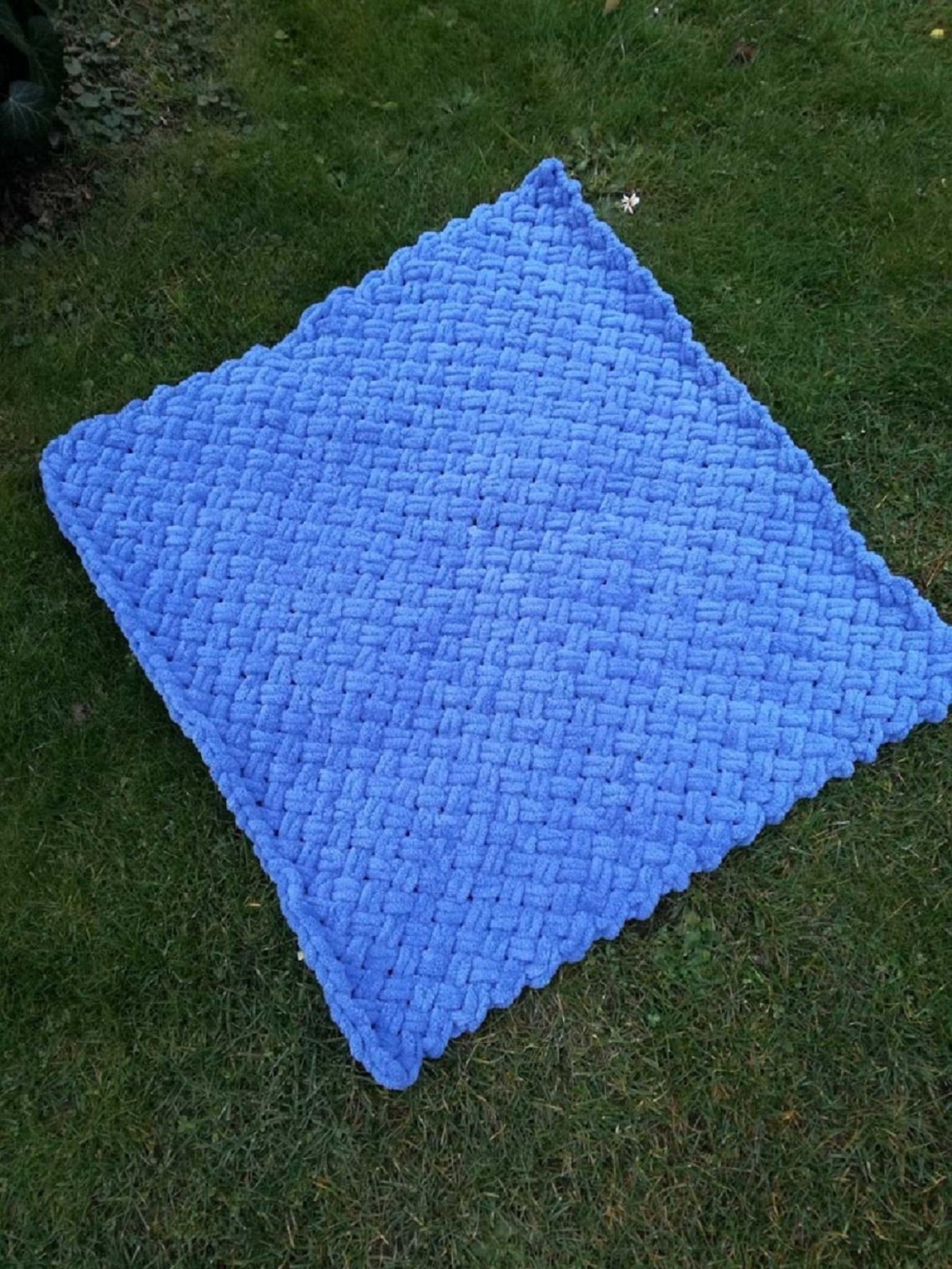 DEKA 74 cm x 76 cm - MODRÁ.