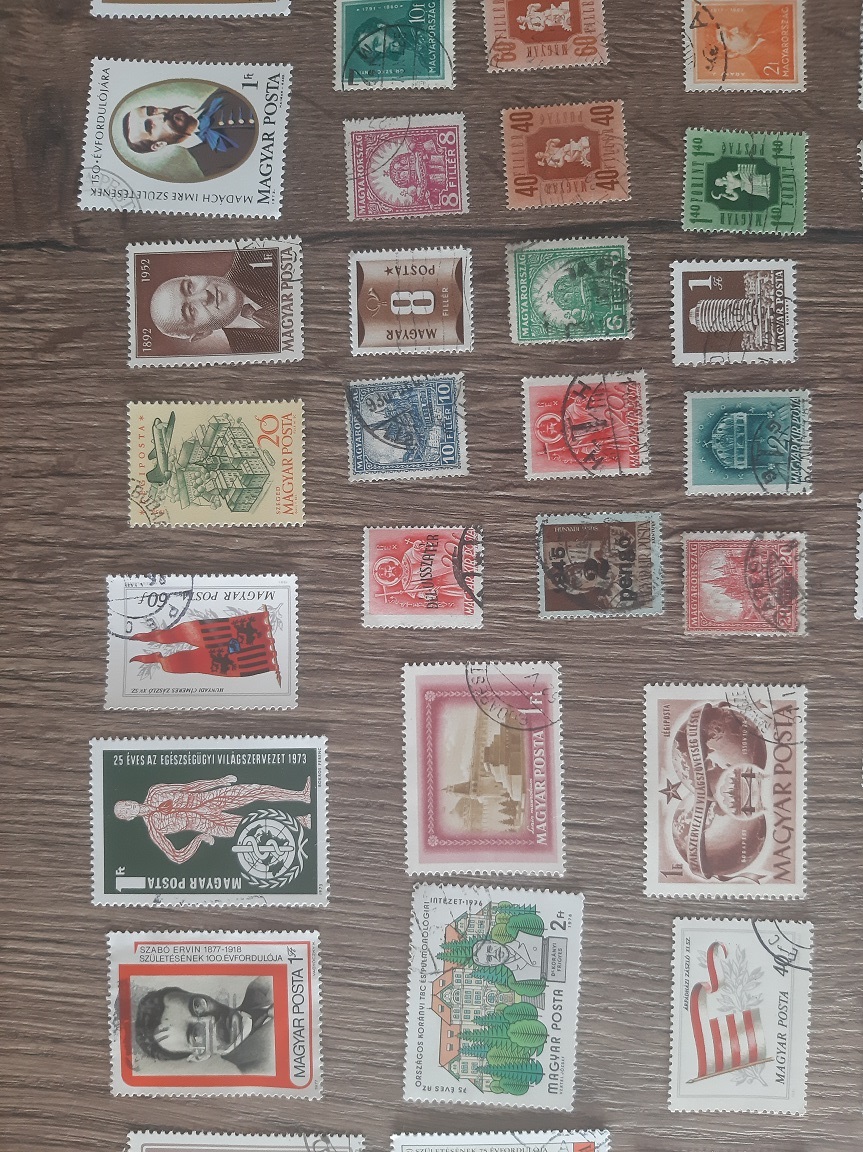 MAĎARSKO, razené známky, každá iná. 100 KS.