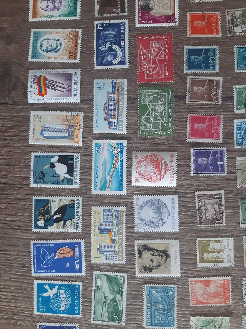 RUMUNSKO, razené známky, každá iná. 100 KS.