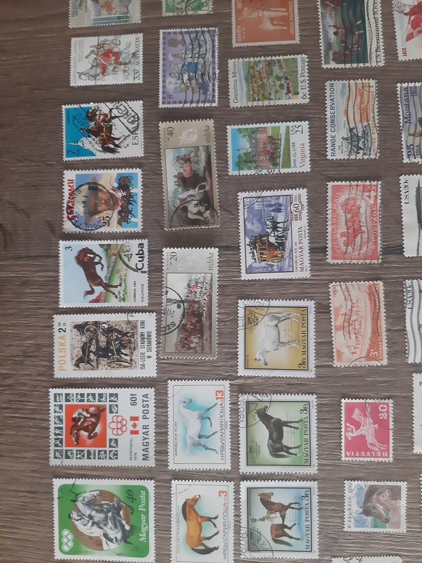 KONE, razené známky, každá iná. 100 KS.
