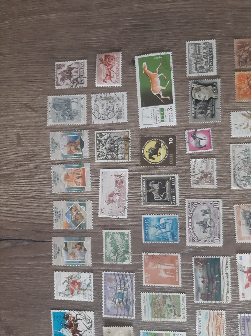 KONE, razené známky, každá iná. 100 KS.