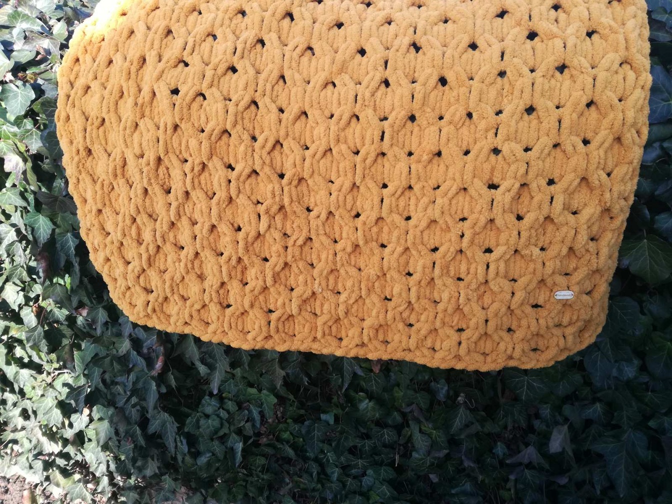 DEKA 90 cm x 90 cm - HORČICOVÁ.