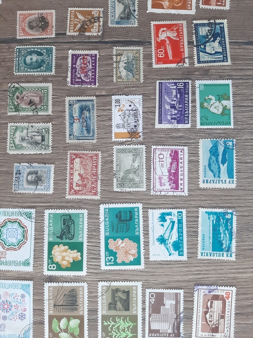 BULHARSKO, razené známky, každá iná. 100 KS.