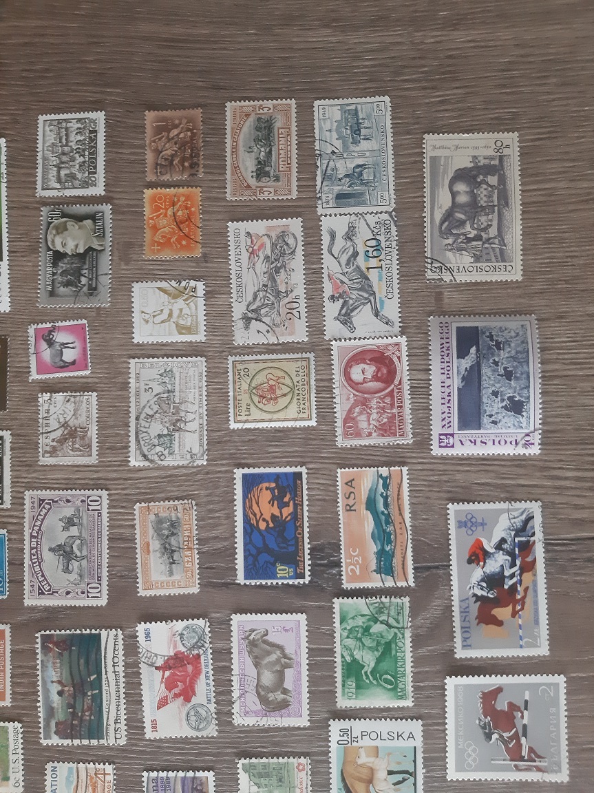 KONE, razené známky, každá iná. 100 KS.