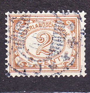 HOLANDSKÁ INDIA 1912, Michel 109, razená. KOLÓNIE. ČÍSLICE.