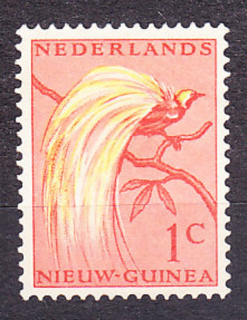 HOLANDSKÁ NOVÁ GUINEA 1954, Michel 25, čistá bez lepu. KOLÓNIE. VTÁCTVO.