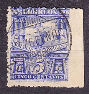 MEXIKO 1896, Michel 194, razená. POMNÍK.