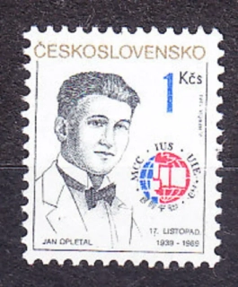 ČSSR 1989, Pofis 2916, ** čistá séria. JAN OPLETAL.