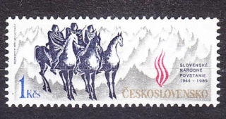 ČSSR 1989, Pofis 2902, ** čistá séria. 45. VÝROČIE SNP.
