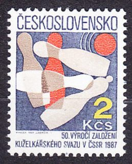 ČSSR 1987, Pofis 2779, ** čistá séria. KOLKÁRSKE ZDRUŽENIE.