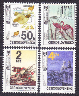 ČSSR 1987, Pofis 2804-2807, ** čistá séria. BIENÁLE - DETSKÉ ILUSTRÁCIE.