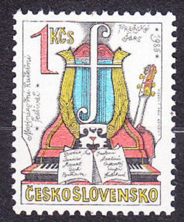 ČSSR 1986, Pofis 2742, ** čistá séria. PRAŽSKÁ JAR.