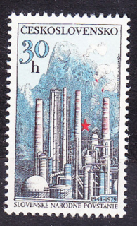 ČSSR 1979, Pofis 2387, ** čistá séria. 35. VÝROČIE SNP.
