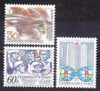 ČSSR 1979, Pofis 2356-2358, ** čistá séria. VÝROČIA.