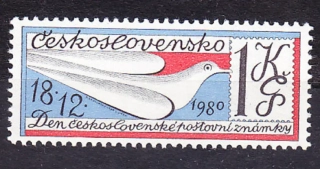 ČSSR 1980, Pofis 2466, ** čistá séria. DEŇ ZNÁMKY.