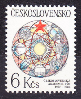 ČSSR 1982, Pofis 2560, ** čistá séria. ČESKOSLOVENSKÁ AKADÉMIA VIED.