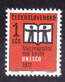 ČSSR 1972, Pofis 1946, ** čistá séria. UNESCO - MEDZINÁRODNÝ ROK KNIHY.