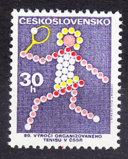 ČSSR 1973, Pofis 2010, ** čistá séria. TENISOVÁ ORGANIZÁCIA.