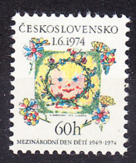 ČSSR 1974, Pofis 2090, ** čistá séria. MEDZINÁRODNÝ DEŇ DETÍ.