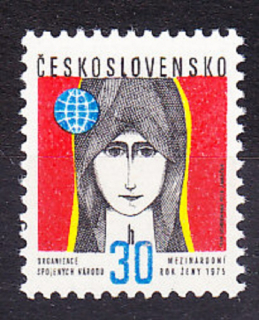 ČSSR 1975, Pofis 2126, ** čistá séria. MEDZINÁRODNÝ ROK ŽENY.