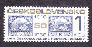 ČSSR 1968, Pofis 1740, ** čistá séria. DEŇ ZNÁMKY.