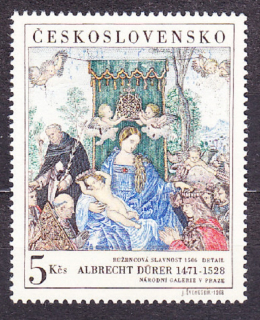 ČSSR 1968, Pofis 1695, ** čistá séria. MAĽBY - A. DURER.