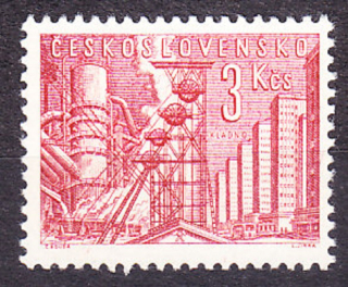 ČSSR 1961, Pofis 1182, ** čistá séria. MESTO KLADNO.