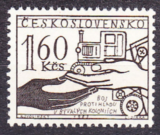 ČSSR 1963, Pofis 1330, ** čistá séria. BOJ PROTI HLADU.