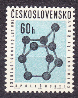 ČSSR 1966, Pofis 1542, ** čistá séria. CHEMICKÁ SPOLOČNOSŤ.